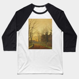 Late October by John Atkinson Grimshaw Baseball T-Shirt